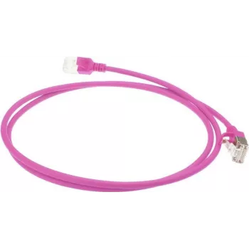 ACT Rozā 5m LSZH U/FTP CAT6A Datacenter Slimline Patch Cable Snagless ar RJ45 savienotājiem (DC7405)