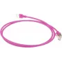 ACT Rozā 5m LSZH U/FTP CAT6A Datacenter Slimline Patch Cable Snagless ar RJ45 savienotājiem (DC7405)