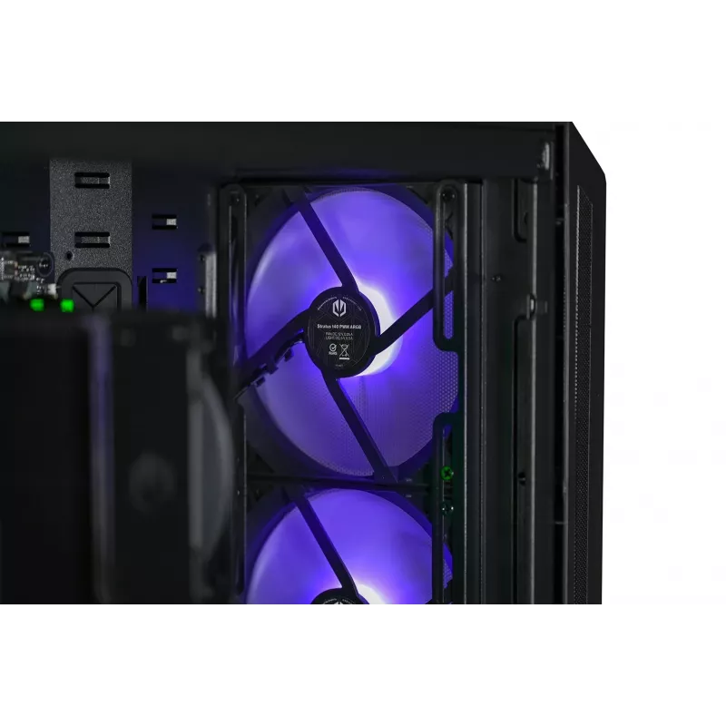 Actina PC AMD Ryzen 5 7500F 32 GB DDR5-SDRAM 2 TB SSD AMD Radeon RX 9070 Midi Tower Melns