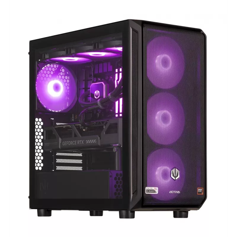 ACTINA PC AMD Ryzen 7 7800X3D 32 GB DDR5-SDRAM 2 TB SSD NVIDIA GeForce RTX 5080 Windows 11 Home Midi Tower Black