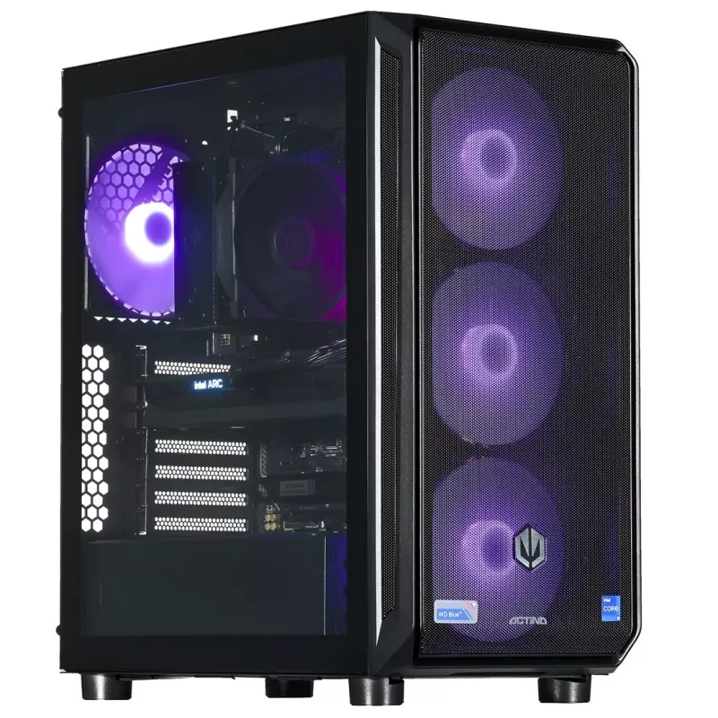 Actina PC AMD Ryzen 7 8400F 32 GB DDR5-SDRAM 1 TB SSD Intel Arc B580 Midi Tower Black