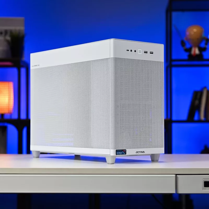 Actina PC AMD Ryzen 7 8700F 32 GB DDR5-SDRAM 1 TB SSD AMD Radeon RX 9070 XT Mini Tower White