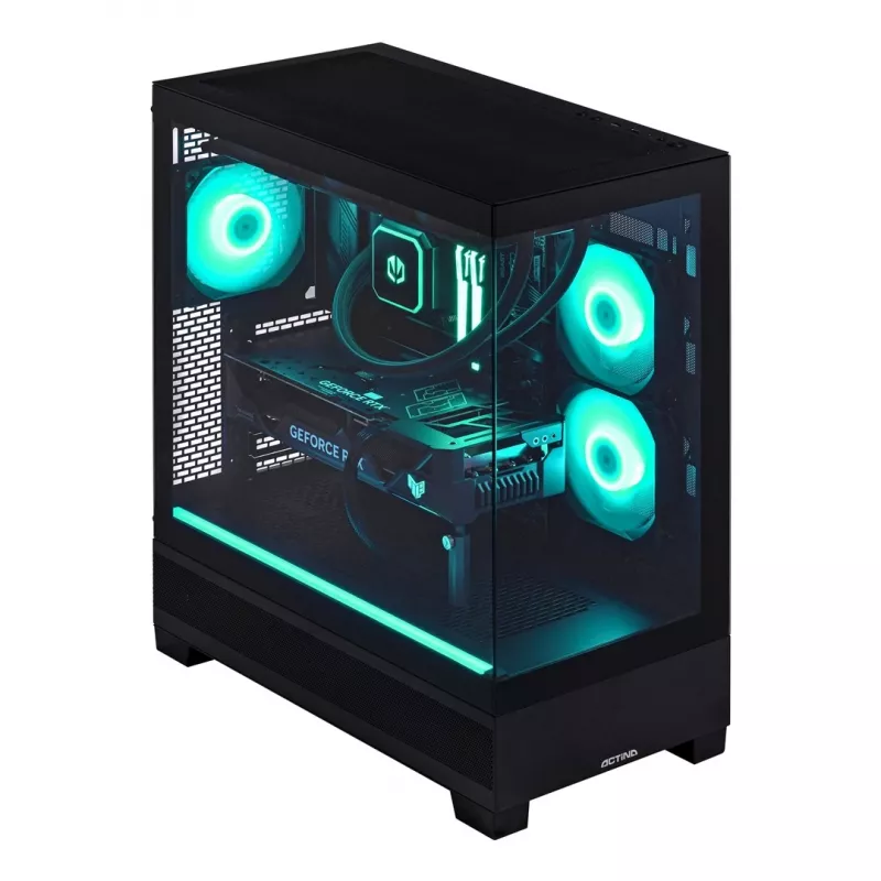 ACTINA PC AMD Ryzen 7 9800X3D 32 GB DDR5-SDRAM 2 TB SSD NVIDIA GeForce RTX 5080 Midi Tower Melns