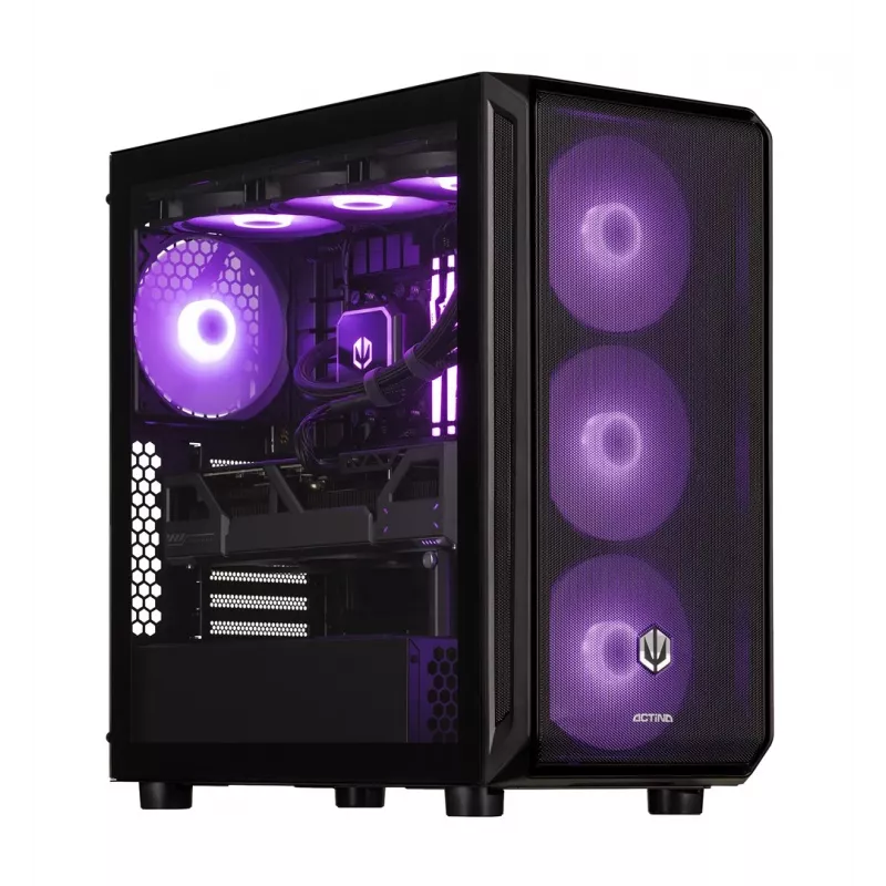 ACTINA PC AMD Ryzen 9 9900X 32 GB DDR5-SDRAM 2 TB SSD NVIDIA GeForce RTX 5070 Midi Tower Black