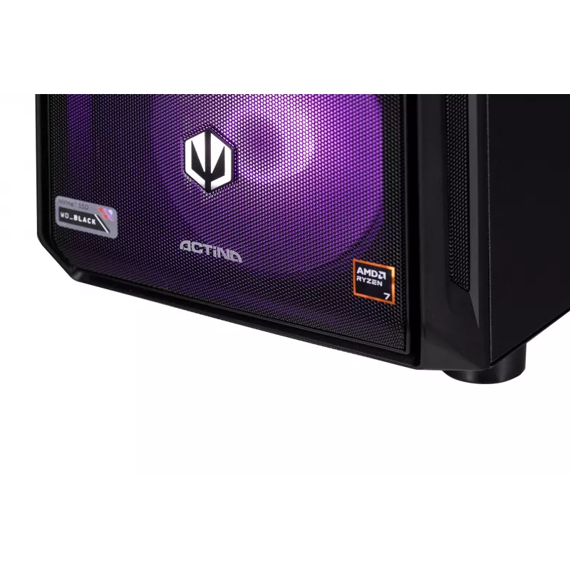 ACTINA PC AMD Ryzen 9 9900X 32 GB DDR5-SDRAM 2 TB SSD NVIDIA GeForce RTX 5080 Windows 11 Home Midi Tower Melns