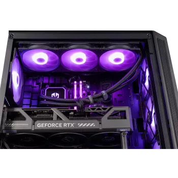 Actina PC AMD Ryzen 9 9900X 32 GB DDR5-SDRAM 2 TB SSD NVIDIA GeForce RTX 5090 Windows 11 Home Midi Tower Melns