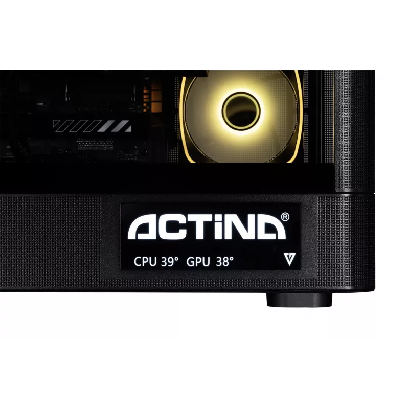 ACTINA PC AMD Ryzen 9 9900X3D 32 GB DDR5-SDRAM 2 TB SSD NVIDIA GeForce RTX 5090 Midi Tower Black