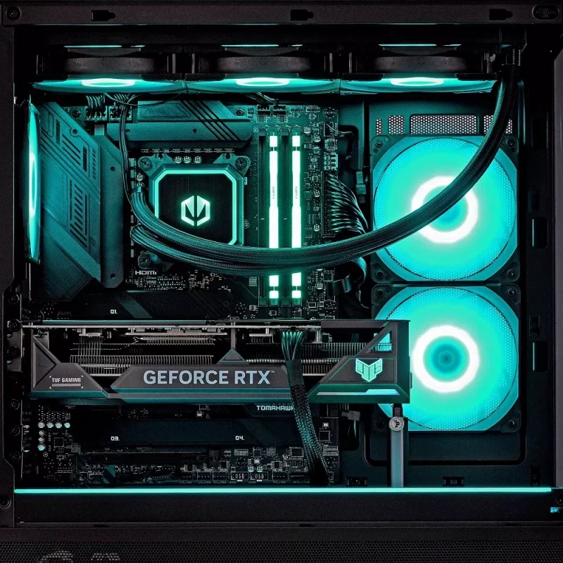 ACTINA PC AMD Ryzen 9 9900X3D 64 GB DDR5-SDRAM 2 TB SSD NVIDIA GeForce RTX 5090 Windows 11 Home Midi Tower Black