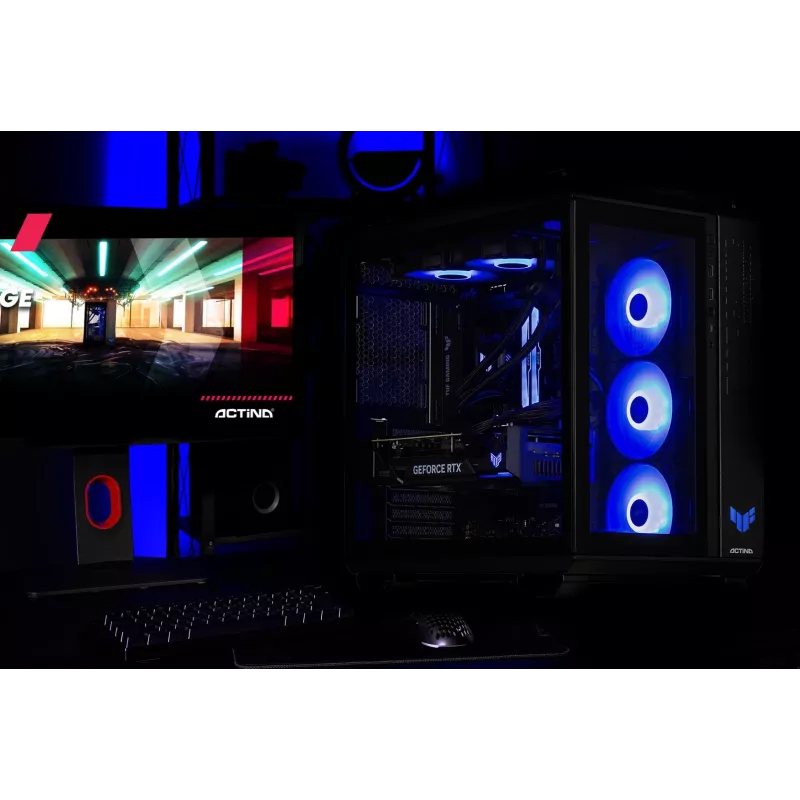 Actina PC Intel Core Ultra 7 265KF 32 GB DDR5-SDRAM 2 TB SSD NVIDIA GeForce RTX 5080 Midi Tower Melns