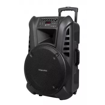 ACTIVE KEY aktīvais skaļruņu korpuss ar 2 bezvadu mikrofoniem UHF, SD, Bluetooth, FM, USB, 60 vati