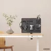 Activejet APB-002B Rotējošs perforēts galda organizators ar pegboard, matēti melns