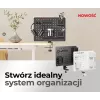 Activejet APB-002B Rotējošs perforēts galda organizators ar pegboard, matēti melns