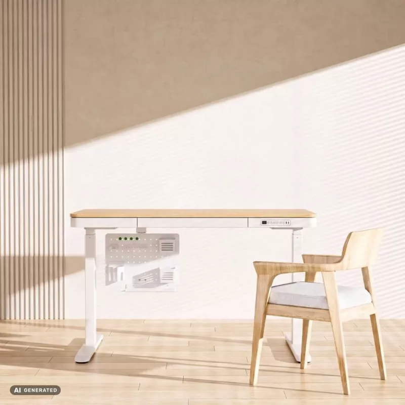 Activejet APB-002W Rotējošs perforēts dēlis galda organizators, pelēks un balts