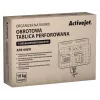 Activejet APB-006W Rotējošs perforēts galda organizators, pelēks un balts
