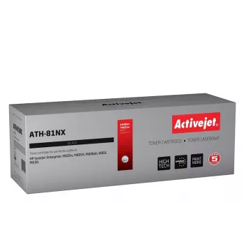 Activejet ATH-81NX Tonera kasetne (HP 81X CF281X aizstājēja, Supreme, 25000 lapas, Melna)