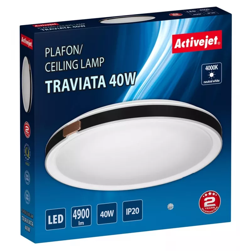 Activejet AJE-TRAVIATA LED griestu lampa, 40W