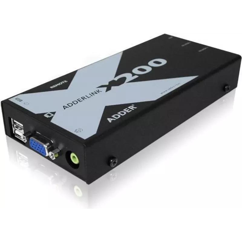 Adder X200-USB/P-IEC AdderLink X200 VGA USB KVM pagarinātāja komplekts pa CAT5/5e/6/7 līdz 100m