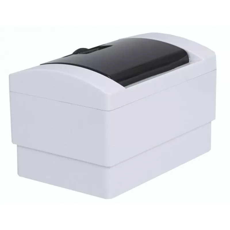 ADELID RM-NT-02T Virsmas montāžas sadales kārba, 2 moduļi, IP40, caurspīdīgas durvis
