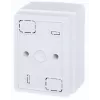 ADELID RM-NT-02T Virsmas montāžas sadales kārba, 2 moduļi, IP40, caurspīdīgas durvis