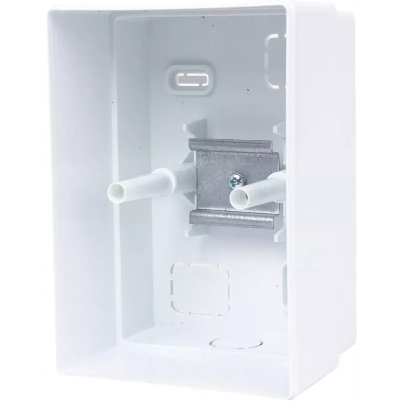 ADELID RM-NT-02T Virsmas montāžas sadales kārba, 2 moduļi, IP40, caurspīdīgas durvis