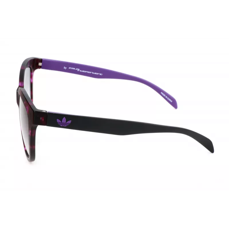 ADIDAS AOR005-144009 Vīriešu saulesbrilles, Matēts melns rāmis, Dūmu lēcas, 54/21/140 mm
