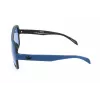 Adidas AOR011-021009 Vīriešu sporta taisnstūra saulesbrilles 54/19/140 mm Melns rāmis Pelēka lēca UV400