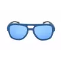 Adidas AOR011-021009 Vīriešu sporta taisnstūra saulesbrilles 54/19/140 mm Melns rāmis Pelēka lēca UV400