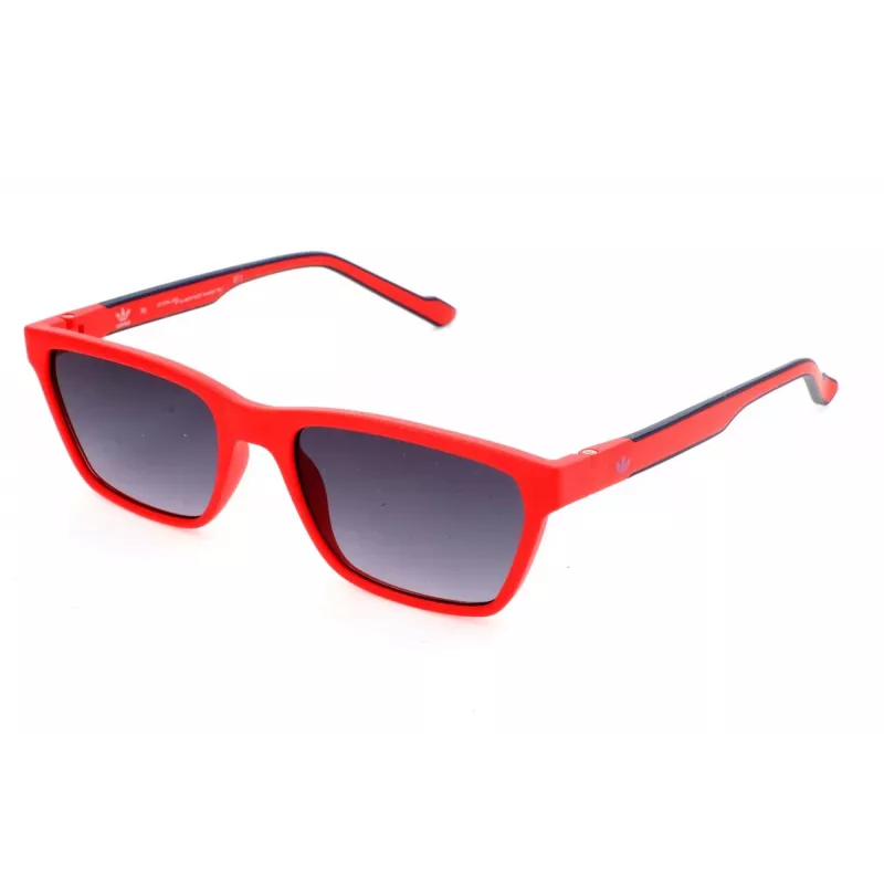 ADIDAS AOR027-053000 Vīriešu saulesbrilles, taisnstūra rāmis, dūmu lēcas, 54/18/145 mm