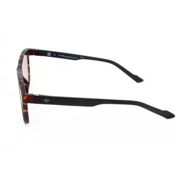 ADIDAS AOR031-092009 Vīriešu saulesbrilles, taisnstūrveida, matēts melns rāmis, pelēkas lēcas, 54/16/145 mm