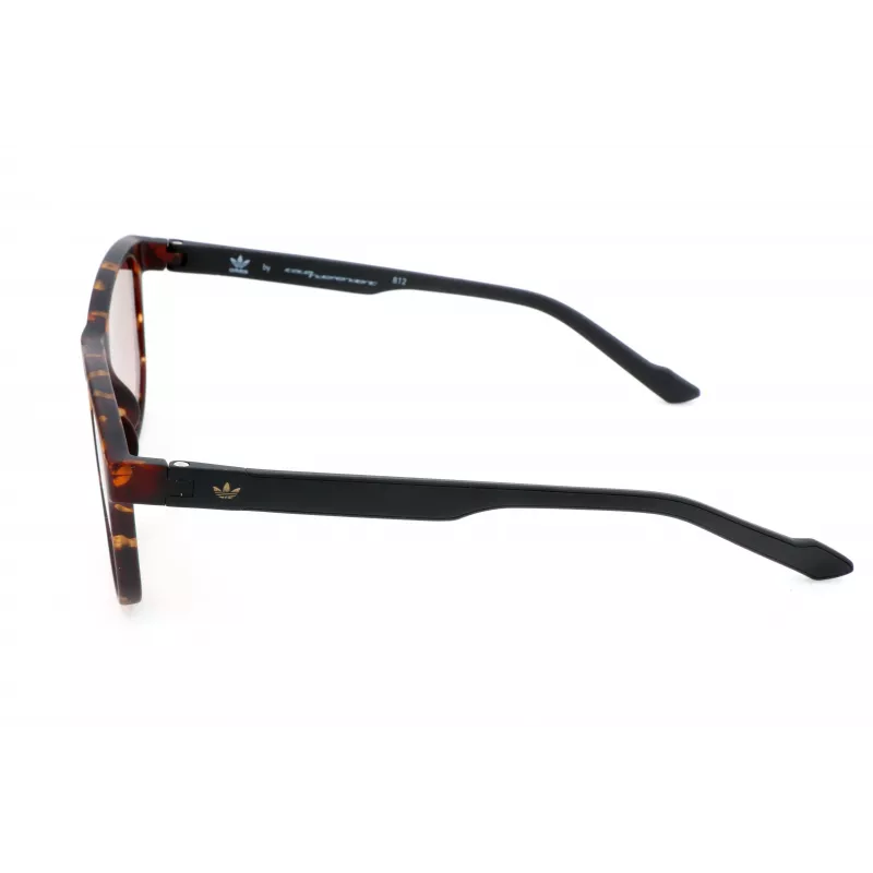 ADIDAS AOR031-092009 Vīriešu saulesbrilles, taisnstūrveida, matēts melns rāmis, pelēkas lēcas, 54/16/145 mm