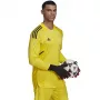 adidas Condivo 22 vārtsarga krekls ar garām piedurknēm vīriešiem, saules dzeltenā krāsā HF0137