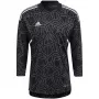 adidas Condivo 22 garām piedurknēm vīriešu vārtsarga krekls melns