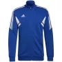 adidas Condivo 22 treniņjaka vīriešiem, Team Navy Blue, AEROREADY, pilna rāvējslēdzēja, slim fit