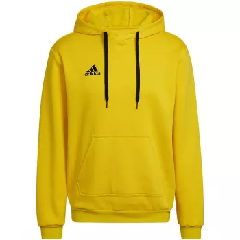 adidas Entrada 22 kapuces džemperis komandas dzeltenais vīriešu džemperis L