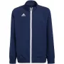 adidas Entrada 22 prezentācijas jaka tumši zila jauniešu 140