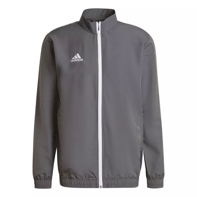 adidas Entrada 22 prezentācijas jaka komandas pelēkā četri/melna S