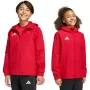 adidas Entrada 26 visiem laikapstākļiem jaka bērnu sarkana 116cm