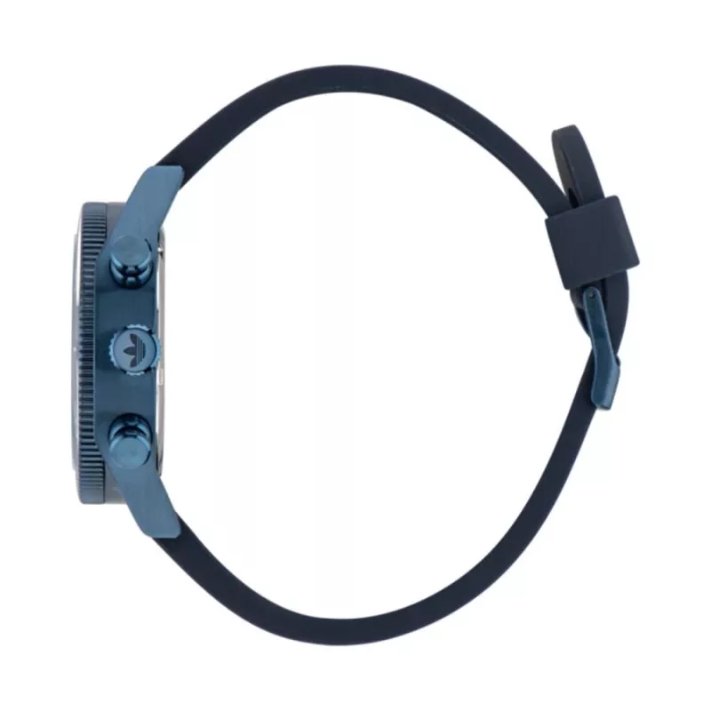 Adidas Men's AOFH23004 Code One Chrono Quartz Chronograph Watch 43mm Black Silicone