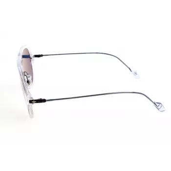 Adidas vīriešu saulesbrilles AOK001 - melns rāmis, dūmu lēcas, 57 mm