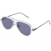 Adidas vīriešu saulesbrilles AOK001 - melns rāmis, dūmu lēcas, 57 mm