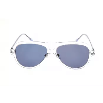 Adidas vīriešu saulesbrilles AOK001 - melns rāmis, dūmu lēcas, 57 mm