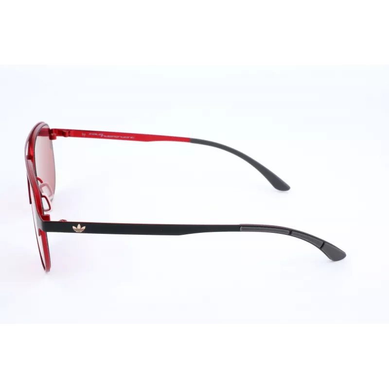 Adidas vīriešu AOM005-009053 sporta taisnstūra saulesbrilles - melns rāmis, pelēkas lēcas 54mm