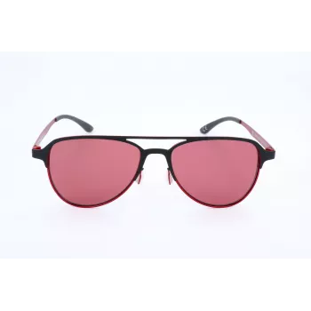 Adidas vīriešu AOM005-009053 sporta taisnstūra saulesbrilles - melns rāmis, pelēkas lēcas 54mm