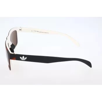 Adidas vīriešu AOR005 saulesbrilles - melns rāmis, pelēkas lēcas, 54 mm