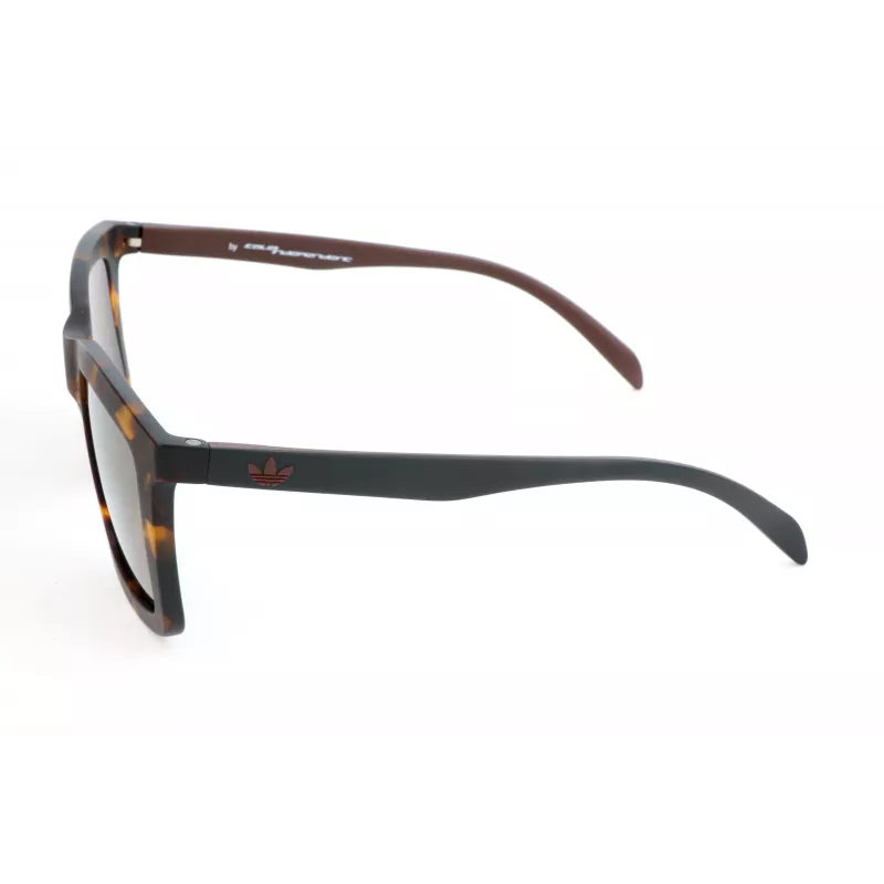 Adidas vīriešu saulesbrilles AOR015 - Matēts melns rāmis, pelēka lēca - 53/20/140 mm