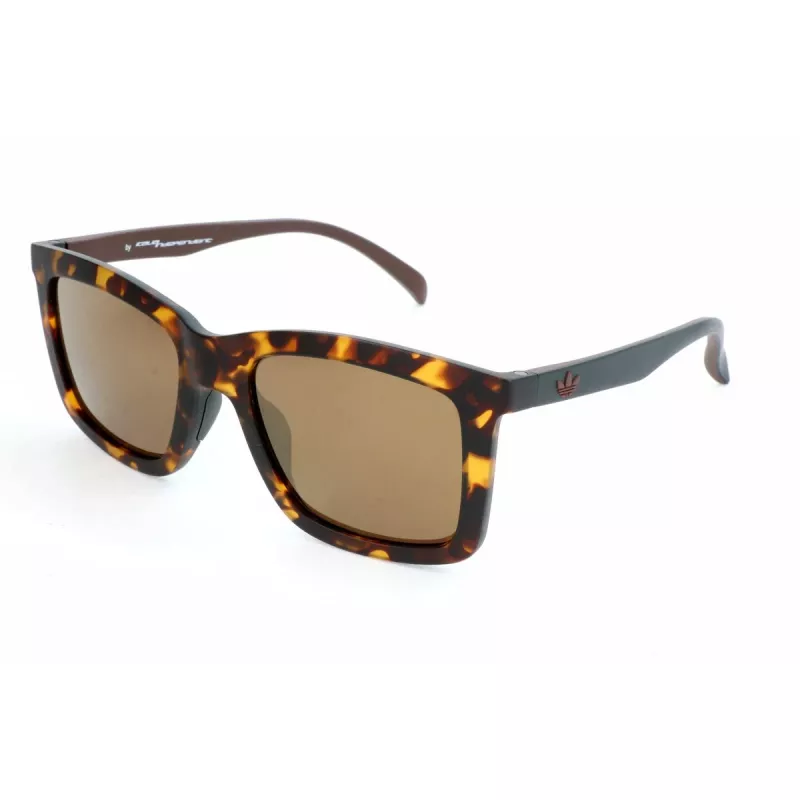 Adidas vīriešu saulesbrilles AOR015 - Matēts melns rāmis, pelēka lēca - 53/20/140 mm
