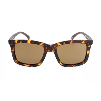 Adidas vīriešu saulesbrilles AOR015 - Matēts melns rāmis, pelēka lēca - 53/20/140 mm