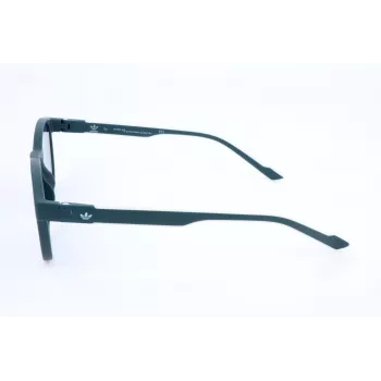 Adidas vīriešu AOR030 saulesbrilles - taisnstūra melns rāmis, pelēkas lēcas 52/19/145 mm