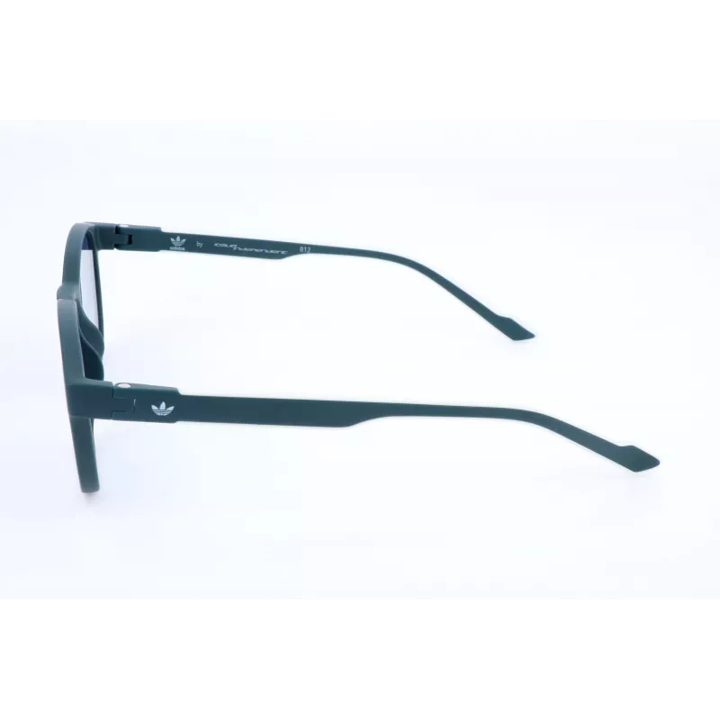 Adidas vīriešu AOR030 saulesbrilles - taisnstūra melns rāmis, pelēkas lēcas 52/19/145 mm