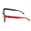 Adidas vīriešu AORD005SBG053 taisnstūra saulesbrilles - melns rāmis, pelēkas lēcas 54/21/140 mm